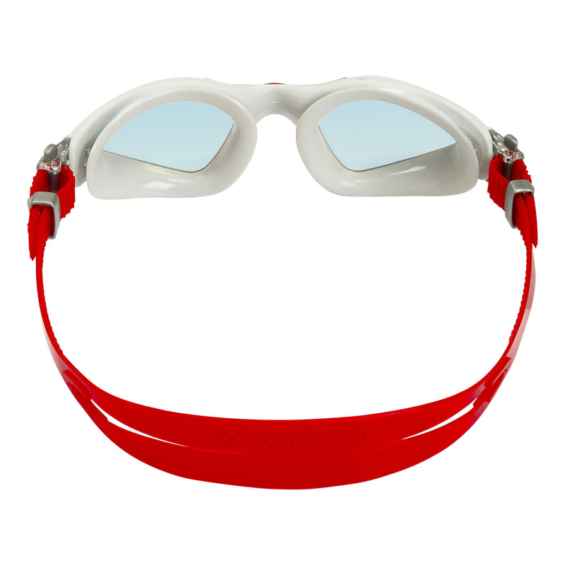 Kayenne - Lunettes de natation - Adultes - Verres miroir en titane irisé - Gris/Rouge