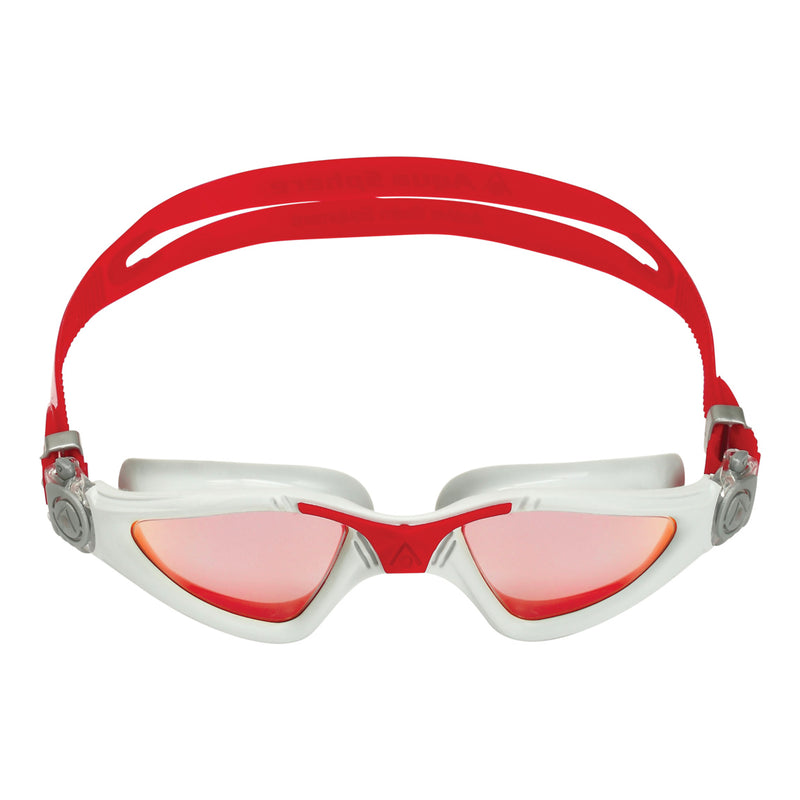 Kayenne - Zwembril - Volwassenen - Red Titanium Mirrored Lens - Grijs/Rood