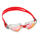 Kayenne - Zwembril - Volwassenen - Red Titanium Mirrored Lens - Grijs/Rood