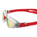 Kayenne - Zwembril - Volwassenen - Red Titanium Mirrored Lens - Grijs/Rood