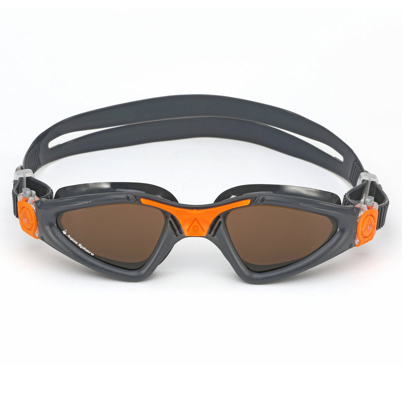 Kayenne - Zwembril - Volwassenen - Brown Polarized Lens - Grijs/Oranje