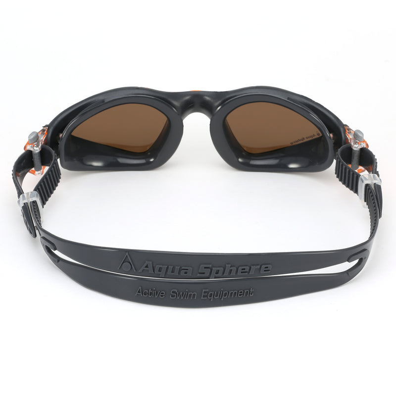 Kayenne - Zwembril - Volwassenen - Brown Polarized Lens - Grijs/Oranje