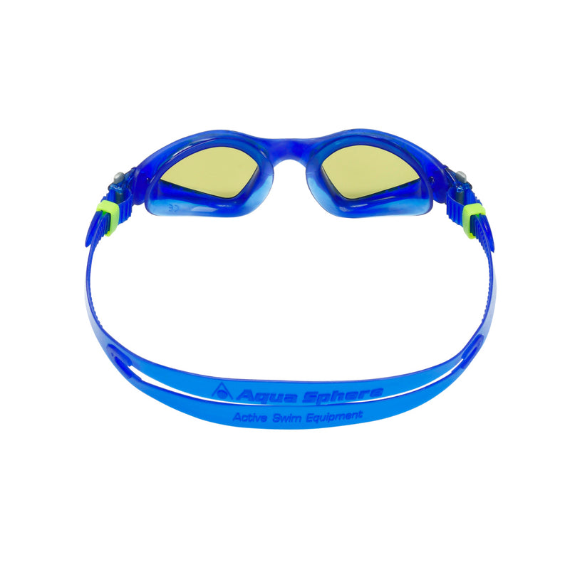 Kayenne - Lunettes de natation - Adultes - Verres polarisés verts - Bleu/Blanc