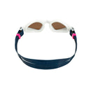 Kayenne Small - Lunettes de natation - Adultes - Verres polarisés marron - Blanc/Gris