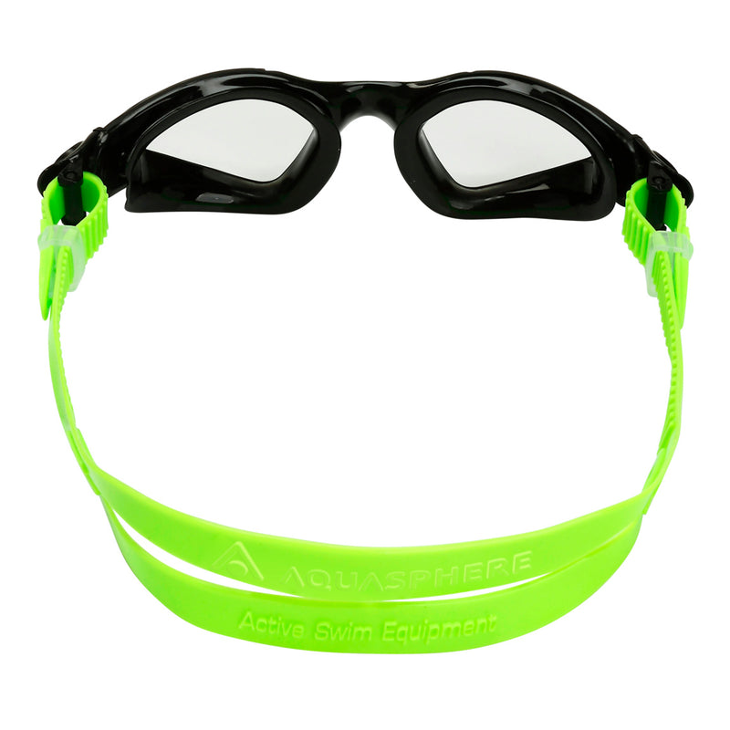 Kayenne Junior - Zwembril - Kinderen - Clear Lens - Zwart/Lime