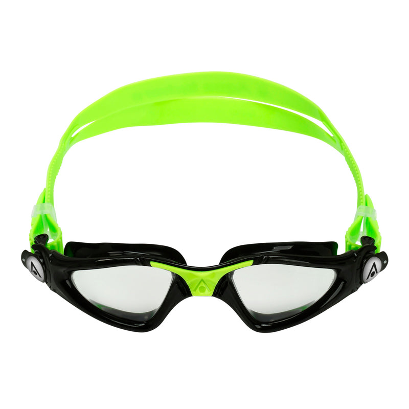 Kayenne Junior - Zwembril - Kinderen - Clear Lens - Zwart/Lime