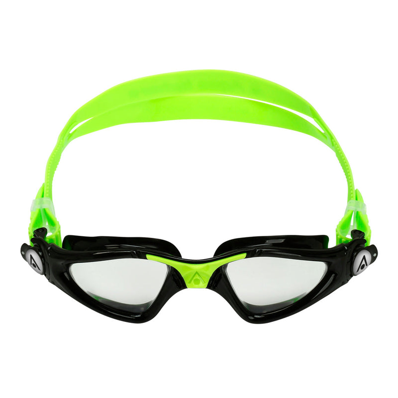 Kayenne Junior - Zwembril - Kinderen - Clear Lens - Zwart/Lime