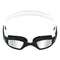 Ninja - Zwembril - Volwassenen - Silver Titanium Mirrored Lens - Zwart/Wit