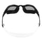 Ninja - Zwembril - Volwassenen - Silver Titanium Mirrored Lens - Zwart/Wit