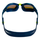 Ninja – Schwimmbrille – Erwachsene – Blaue verspiegelte Titanlinse – Blau