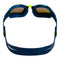 Ninja – Schwimmbrille – Erwachsene – Blaue verspiegelte Titanlinse – Blau