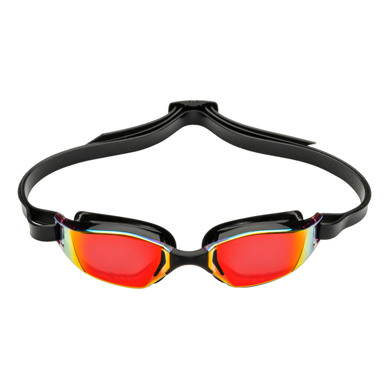 Xceed - Zwembril - Volwassenen - Red Titanium Mirrored Lens - Zwart