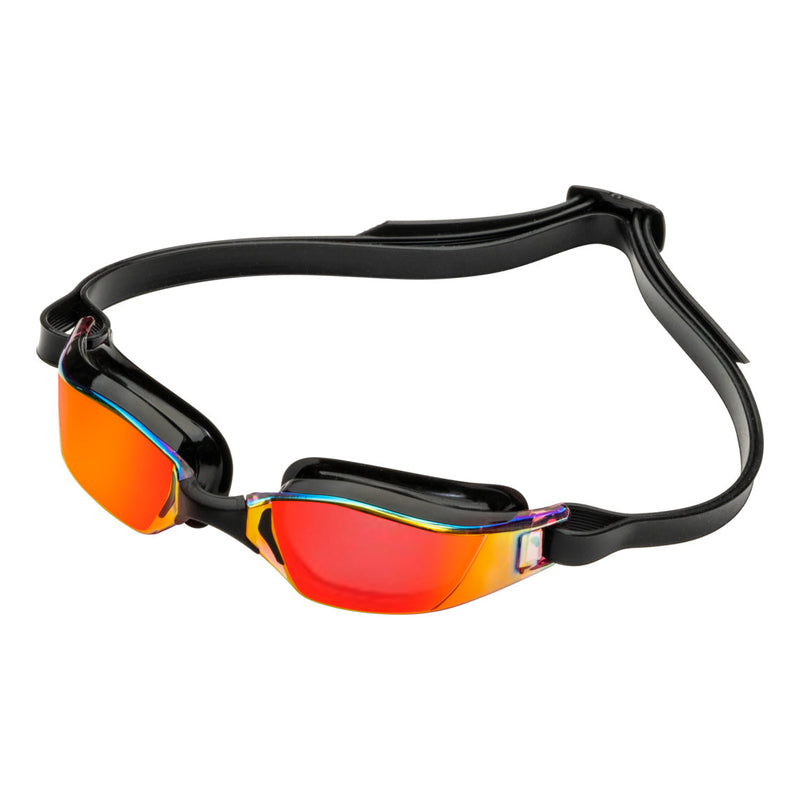 Xceed - Zwembril - Volwassenen - Red Titanium Mirrored Lens - Zwart