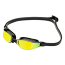 Xceed - Zwembril - Volwassenen - Yellow Titanium Mirrored Lens - Zwart