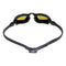 Xceed - Lunettes de natation - Adultes - Verres miroir en titane jaune - Noir