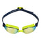 Xceed - Lunettes de natation - Adultes - Verres miroir en titane jaune - Jaune/Bleu