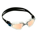 Kayenne Pro - Zwembril - Volwassenen - Iridescent Titanium Mirrored Lens - Transparant/Grijs