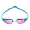 Fastlane - Zwembril - Volwassenen - Pink Titanium Mirrored Lens - Roze/Turquoise