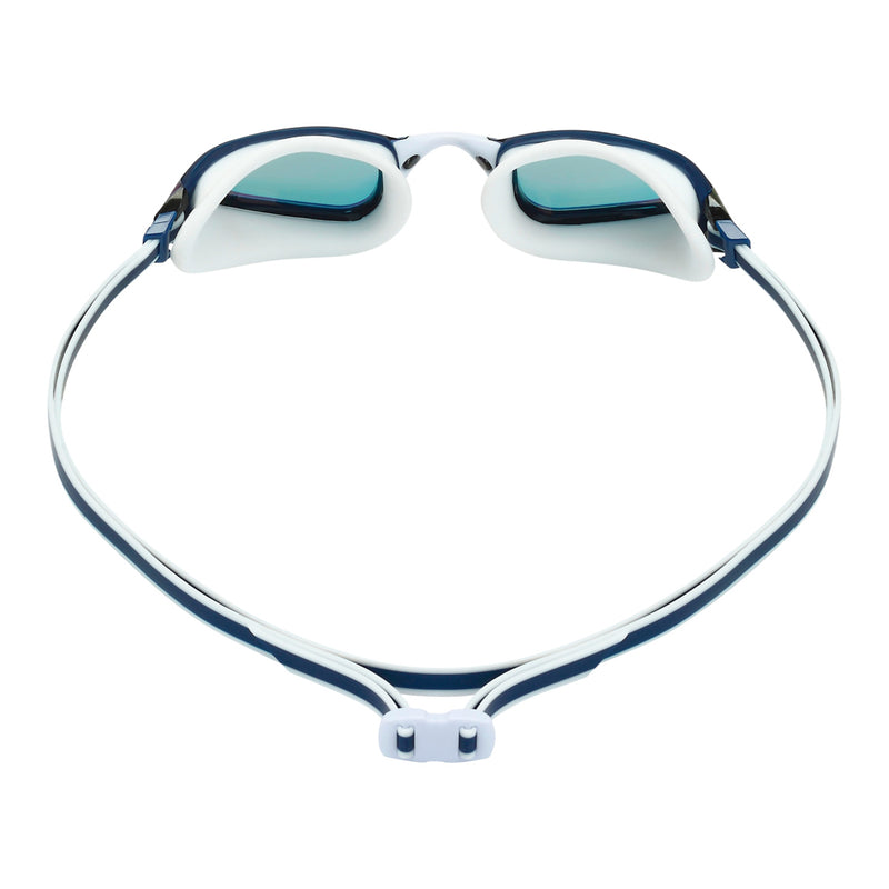 Fastlane – Schwimmbrille – Erwachsene – Rote verspiegelte Titanlinse – Blau/Rot