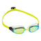 Fastlane - Zwembril - Volwassenen - Yellow Titanium Mirrored Lens - Wit/Geel