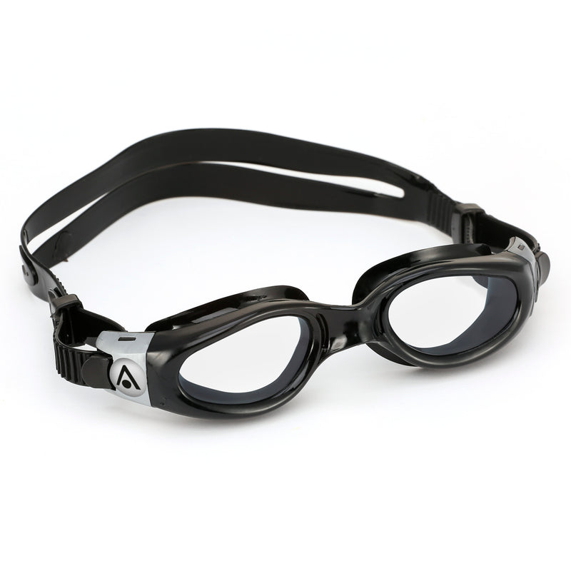 Kaiman Small - Zwembril - Volwassenen - Clear Lens - Zwart