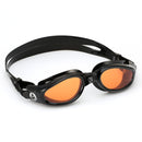 Kaiman - Zwembril - Volwassenen - Amber Lens - Zwart