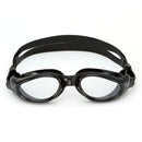 Kaiman - Zwembril - Volwassenen - Clear Lens - Zwart
