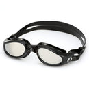 Kaiman - Zwembril - Volwassenen - Silver Titanium Mirrored Lens - Zwart