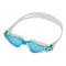 Kayenne Junior - Zwembril - Kinderen - Blue Lens - Transparant/Aqua