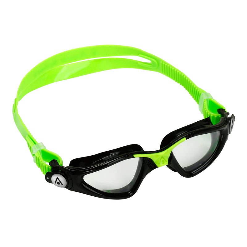 Kayenne Junior - Zwembril - Kinderen - Clear Lens - Zwart/Lime