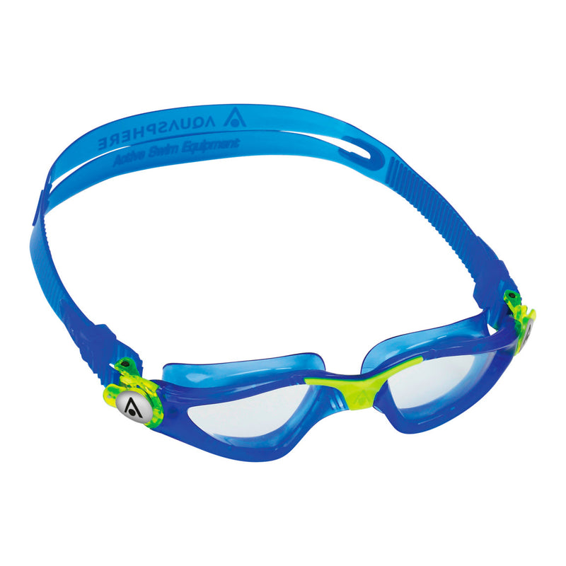 Kayenne Junior - Zwembril - Kinderen - Clear Lens - Blauw/Geel