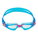 Kayenne Junior - Zwembril - Kinderen - Clear Lens - Aqua/Roze