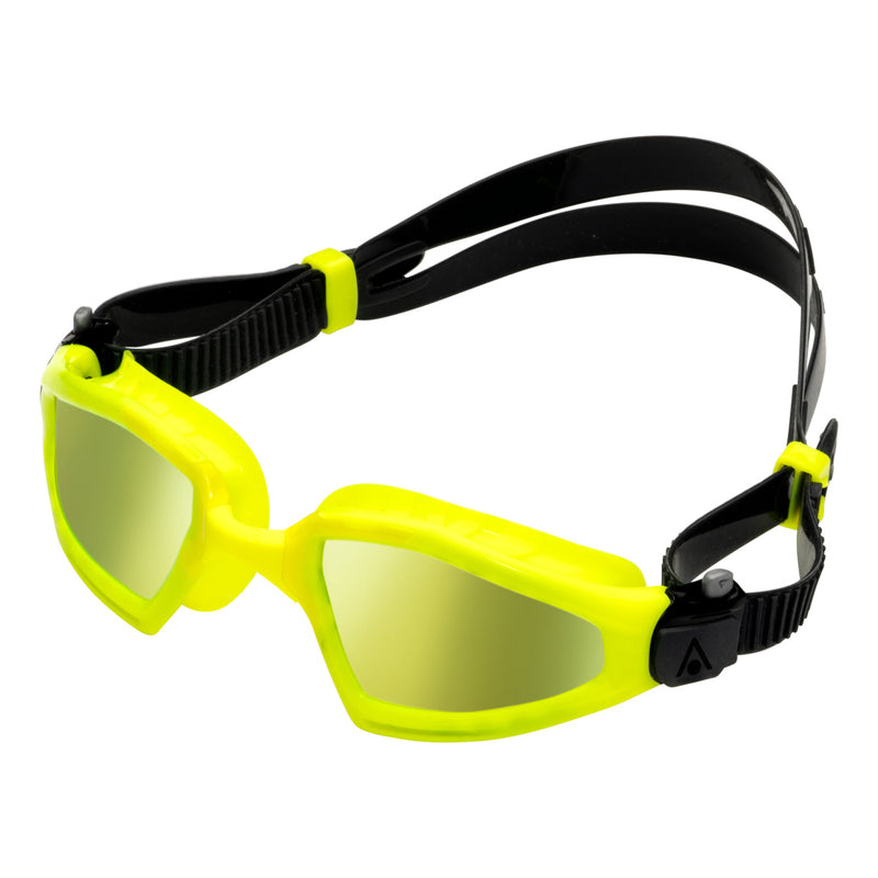 Kayenne Pro – Schwimmbrille – Erwachsene – Gelbe verspiegelte Titanlinse – Gelb