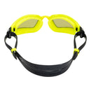 Kayenne Pro – Schwimmbrille – Erwachsene – Gelbe verspiegelte Titanlinse – Gelb