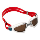 Kayenne Pro - Zwembril - Volwassenen - Brown Polarized Lens - Wit/Grijs