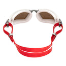 Kayenne Pro - Lunettes de natation - Adultes - Verres polarisés marron - Blanc/Gris