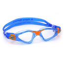 Kayenne Junior - Zwembril - Kinderen - Clear Lens - Blauw/Oranje