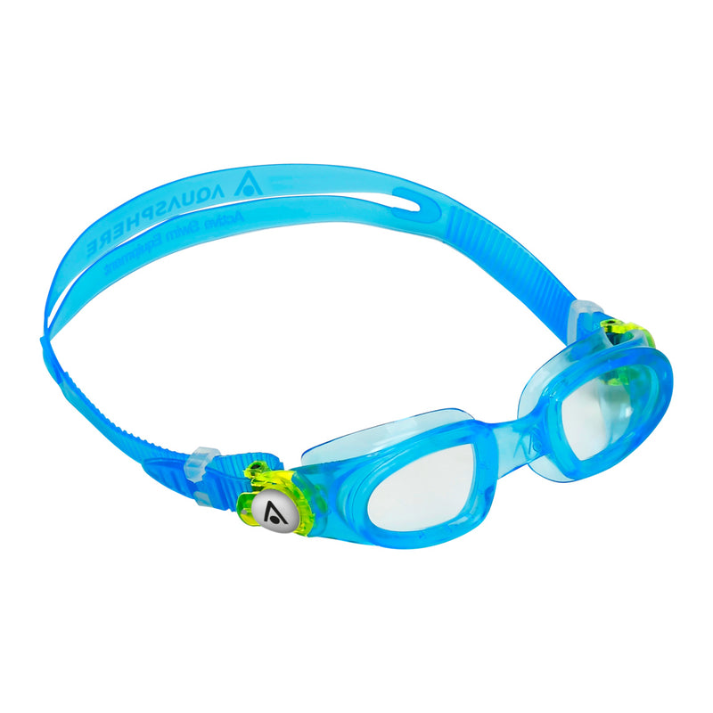 Moby Kid - Zwembril - Kinderen - Clear Lens - Aqua/Lime