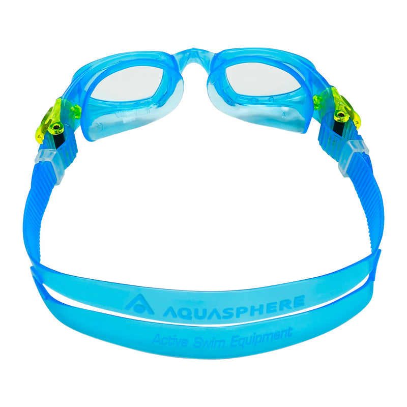 Moby Kid - Zwembril - Kinderen - Clear Lens - Aqua/Lime