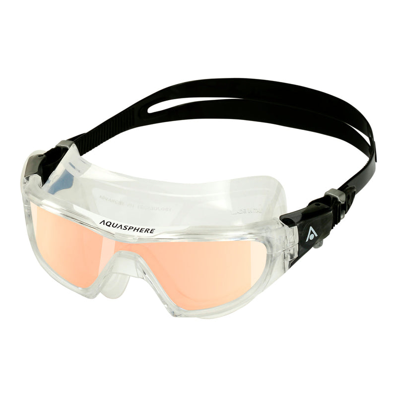 Vista Pro - Zwembril - Volwassenen - Iridescent Titanium Mirrored Lens - Transparant/Zwart