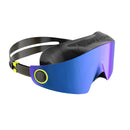 Defy Ultra - Zwembril - Volwassenen - Indigo Blue Titanium Mirrored Lens - Zwart