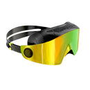 Defy Ultra - Zwembril - Volwassenen - Yellow Titanium Mirrored Lens - Zwart