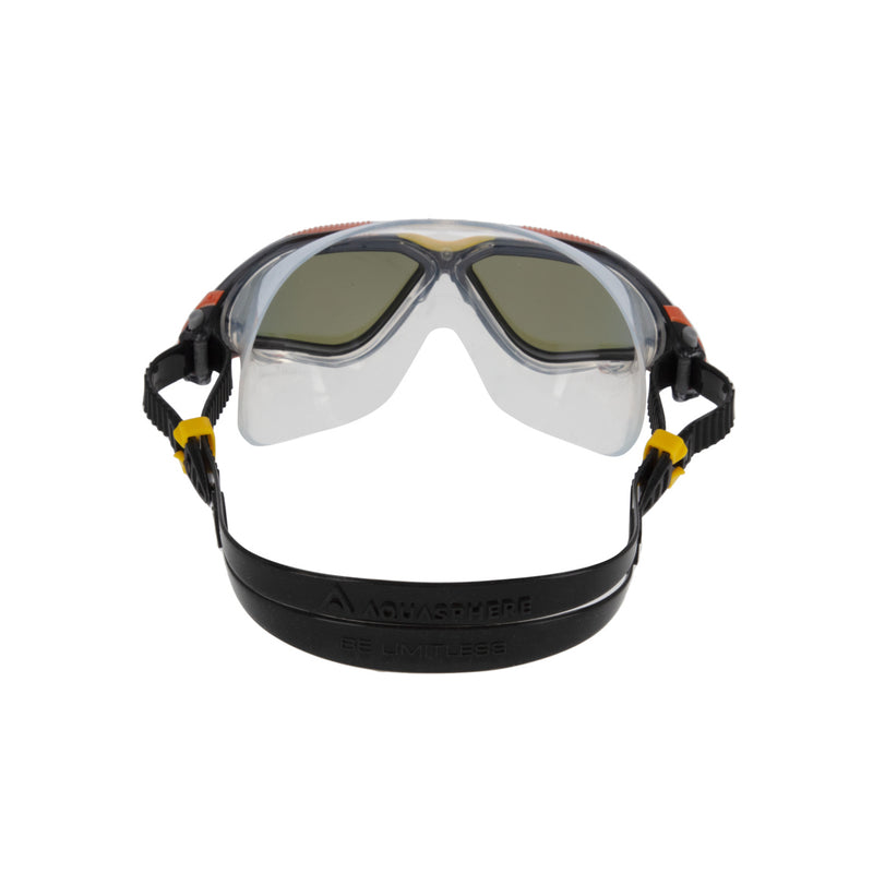 Vista - Zwembril - Volwassenen - Indigo Blue Titanium Mirrored Lens - Grijs/Oranje