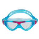 Vista Junior - Zwembril - Kinderen - Clear Lens - Turquoise/Roze