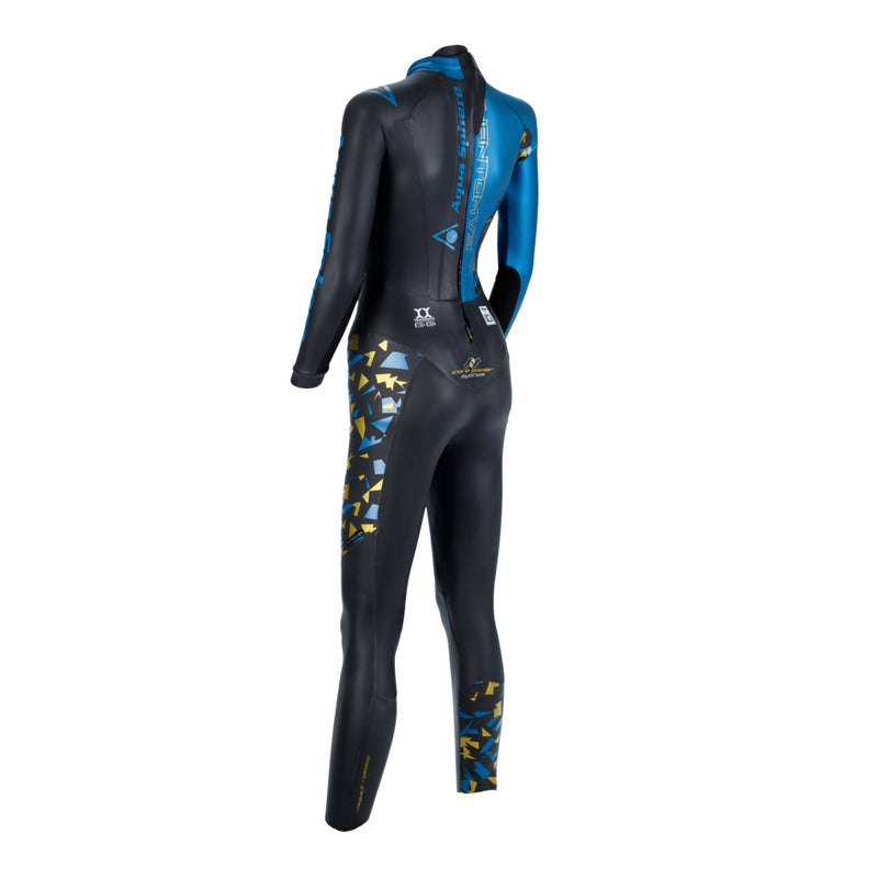 Phantom V3 - Wetsuit - Dames - Zwart/Blauw