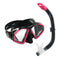 Hawkeye Combo - Snorkelset - Volwassenen - Zwart/Roze