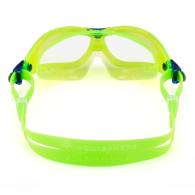 Seal Kid 2 - Zwembril - Kinderen - Clear Lens - Groen/Blauw