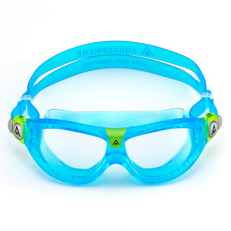 Seal Kid 2 - Zwembril - Kinderen - Clear Lens - Turquoise/Lime