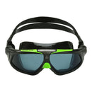 Seal 2.0 - Lunettes de natation - Adultes - Verres foncés - Noir/Vert