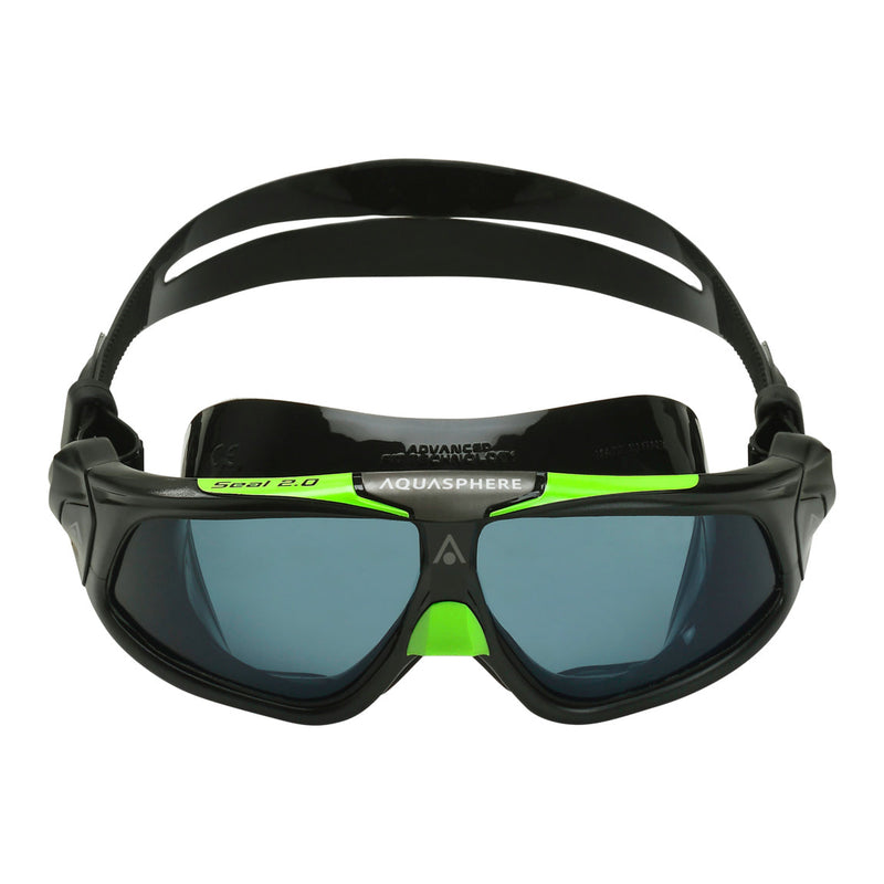 Seal 2.0 - Lunettes de natation - Adultes - Verres foncés - Noir/Vert